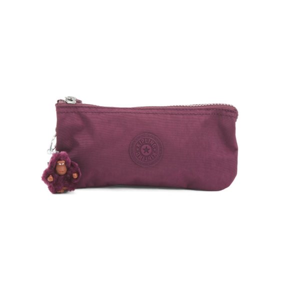 Kipling Bags Kipling Dark Plum Nylon Barto Double Compartment Pouch